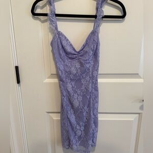 Lucy in the Sky Lavender Lace Dress